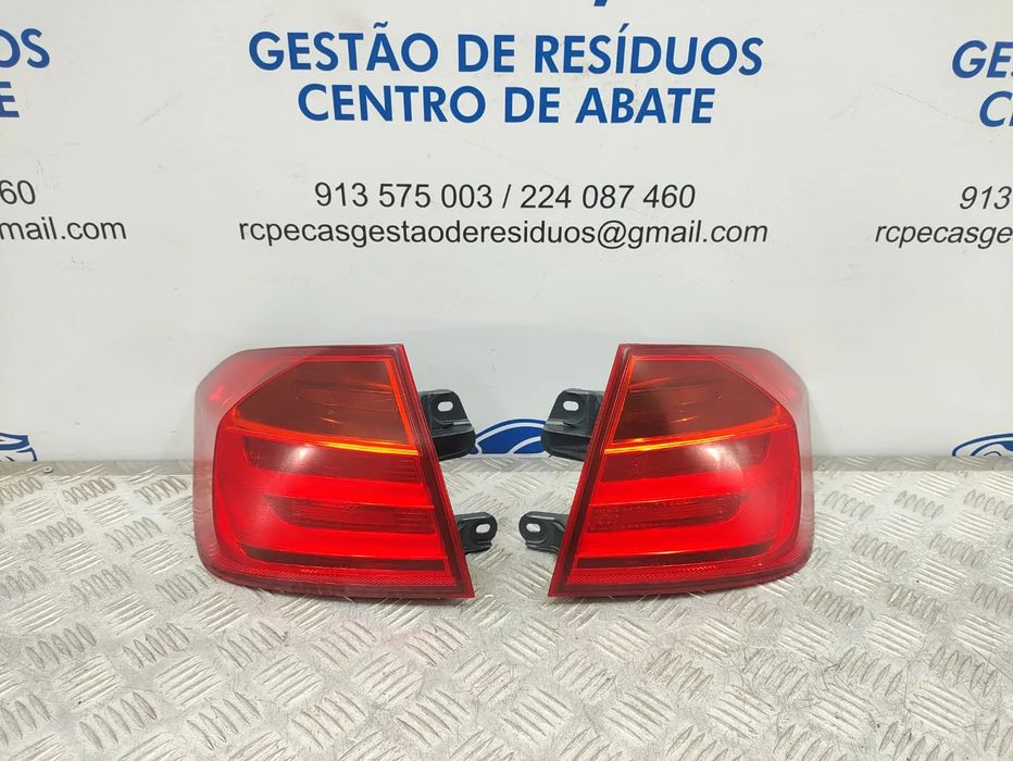 Conjunto Farolins Led Traseiros Trás Esquerdo Direito BMW Serie 3 F30
