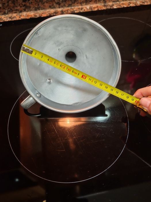 Cafeteira 1L + Funil de Aluminio 15cm