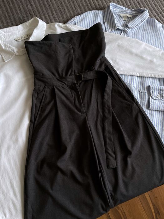 Штани прямі брюки широкі