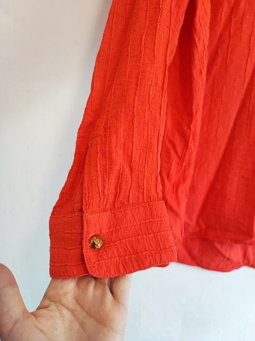 Cudna koralowa koszula lato XXL wiskoza plus size