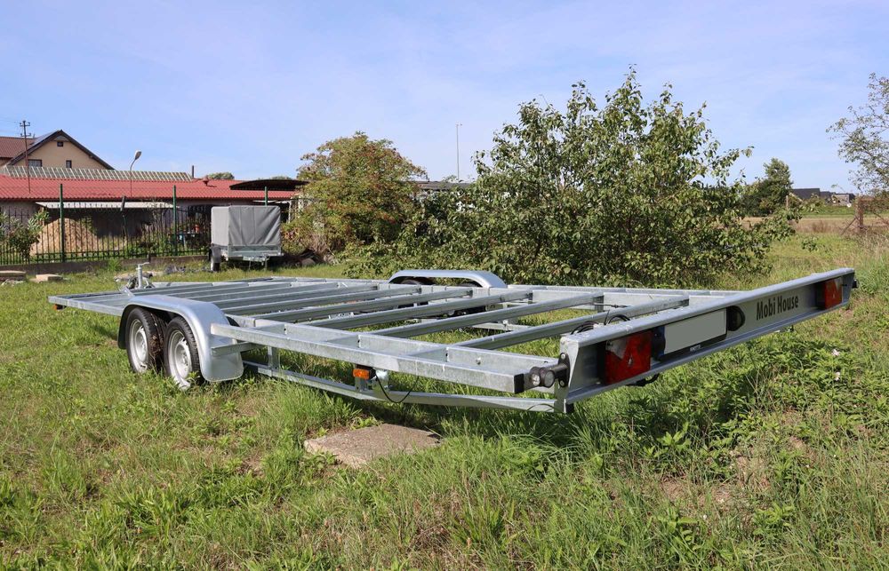 Przyczepa platforma, Tiny House domek mobilny, Nowa, Fvat