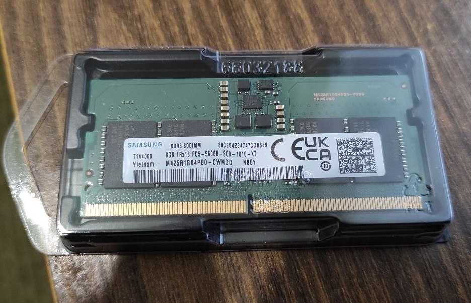 Samsung DDR5 16GB (2x8GB) 5600MHz SO-DIMM для ноутбука/Міні-ПК