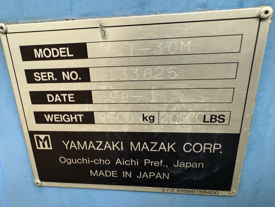 Tokarka cnc Mazak SQT30M