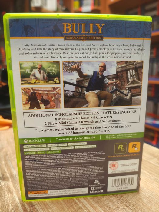 Bully: Scholarship Edition xone, Series X  SklepRetroWWA