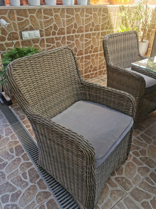 Okazja, komplet ogrodowy xxl stół i 8 foteli