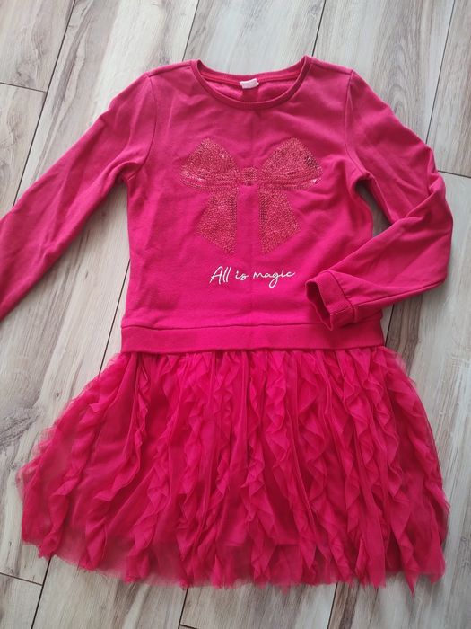 Sukienka czerwona Cool Club  r.140