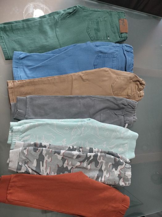 Lote calças de bebé menino