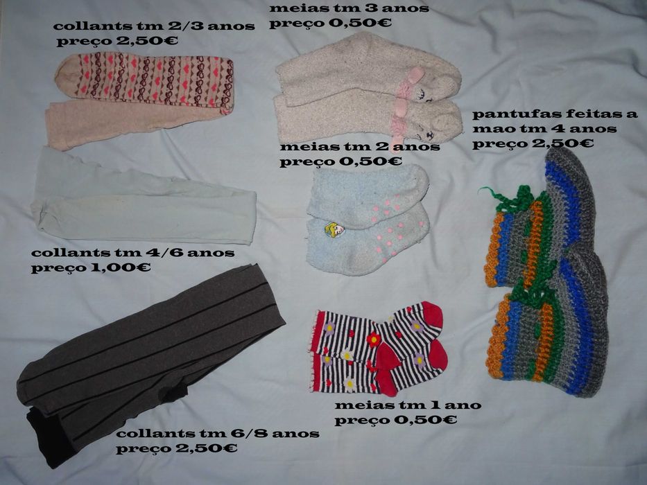 camisas de homem e senhora, cintos, meias e collants outono/inverno