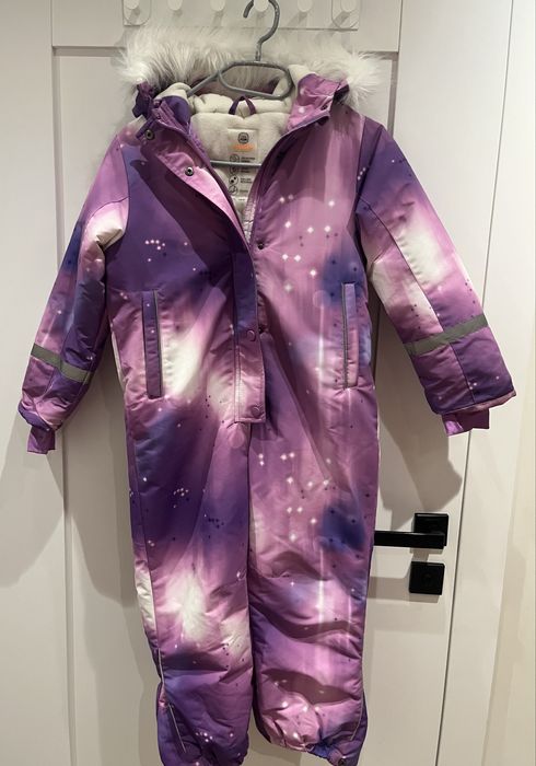 Cool club, kombinezon narciarski z kapturem, ocieplany 122-128