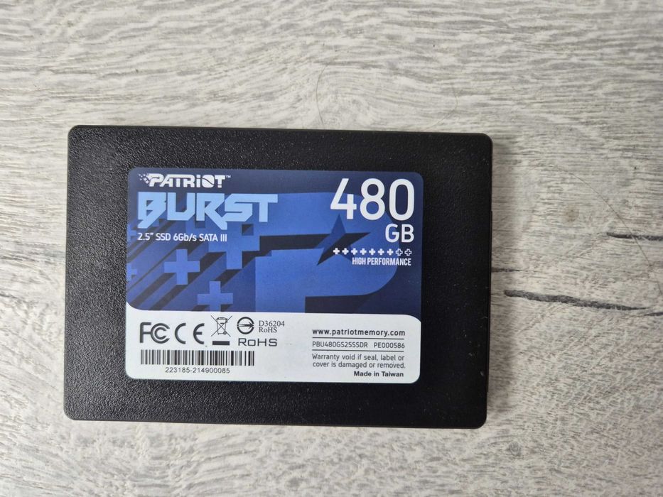 SSD диск 480GB Patriot BURST (SATA3 \ 2.5"). Trade-IN