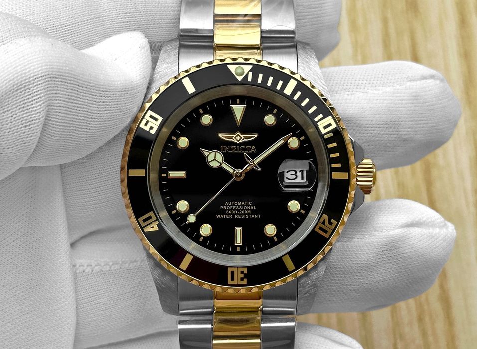 Годинник Invicta 8927OBXL Pro Diver 43 мм. Automatic Gold Black 200 MT