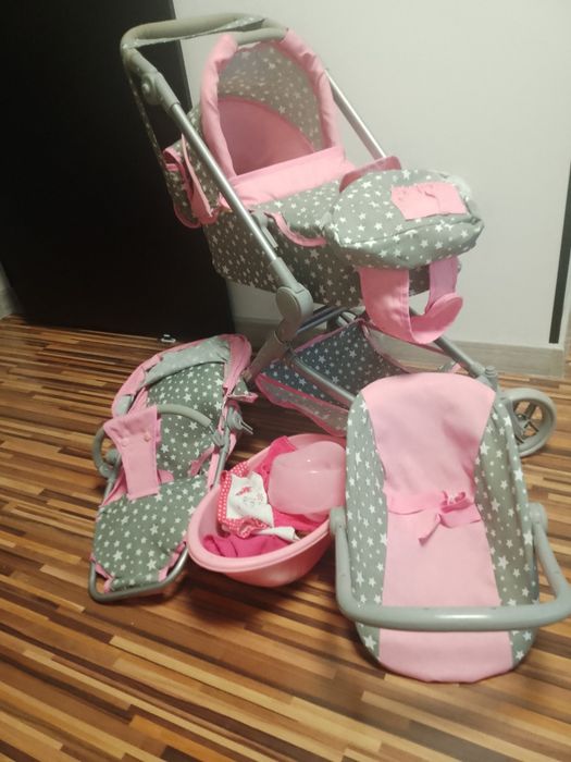 Duży wózek dla lalek+gratisy