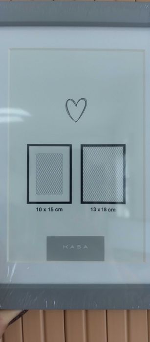 Moldura cinza - kasa - Medida:10X15