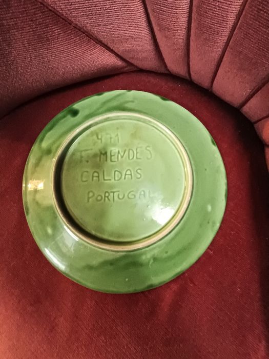 Prato faiança das caldas da rainha