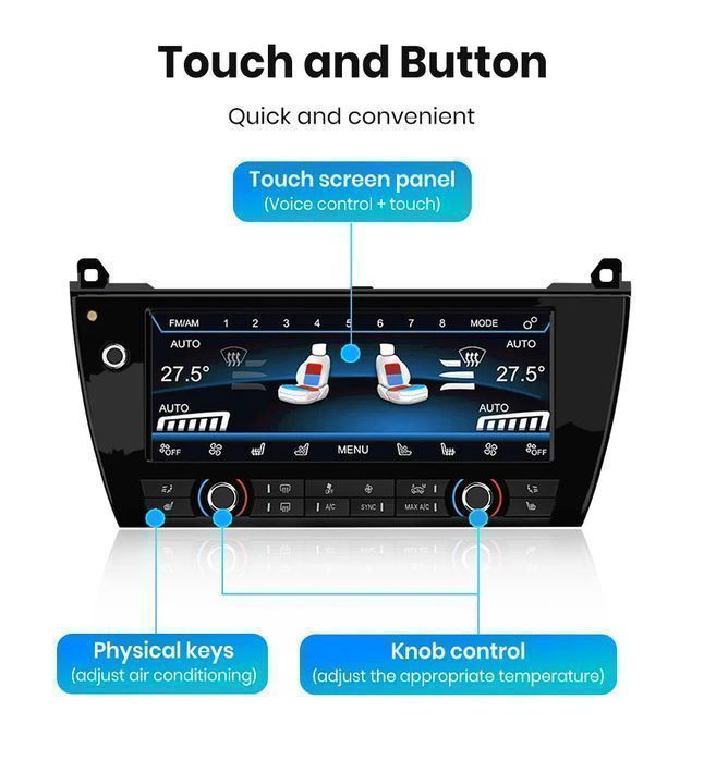 BMW F10 F11 2011–2017 – Panel klimatyzacji 10,25” PL