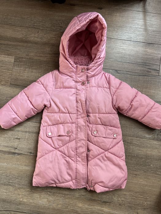 Зимове пальто для дівчинки 98