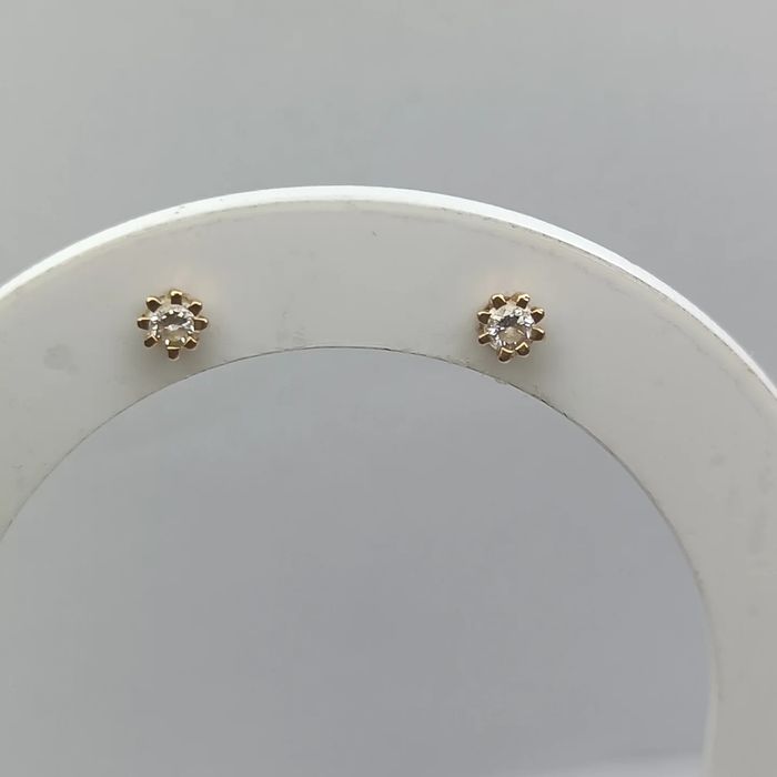 Пусеты золотые 585*