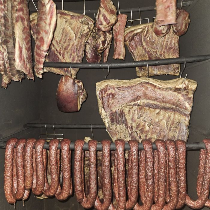 Mangalica smalec z mięsem, pasztet, kiełbasa