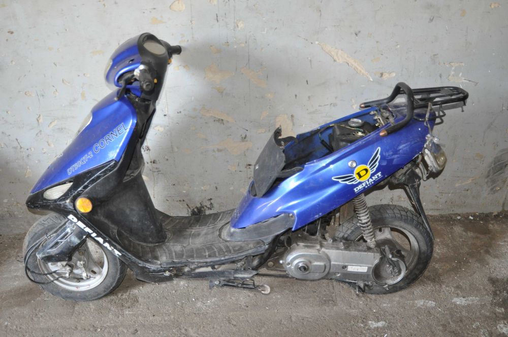 defiant мопед скутер