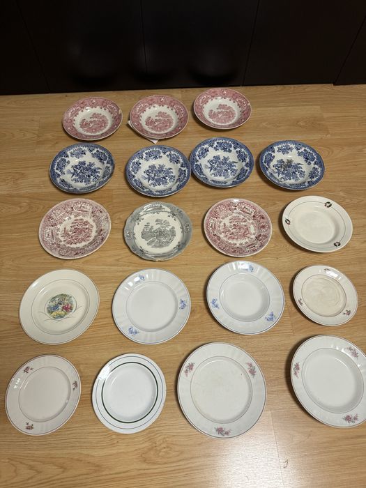 15 pratos antigos sacavem e outros