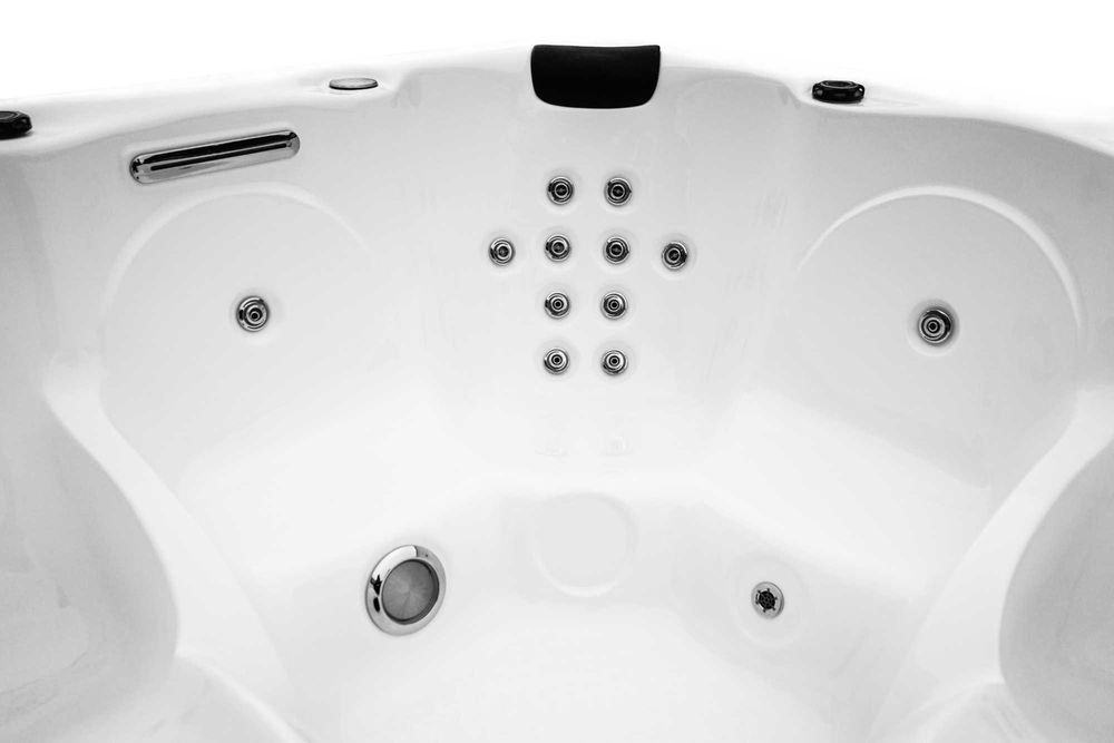Jacuzzi 5 osobowe, zewnętrzna wanna z hydromasażem, 36 dysz, Demo