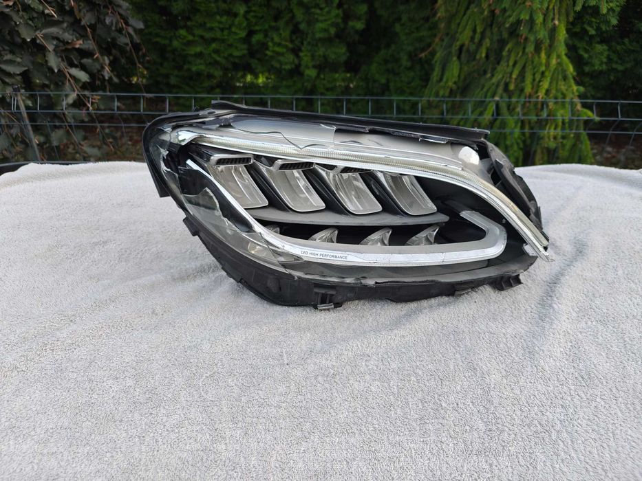 Lampa Prawy Przód Led High Performance Mercedes Klasa C W205 Lift EU
