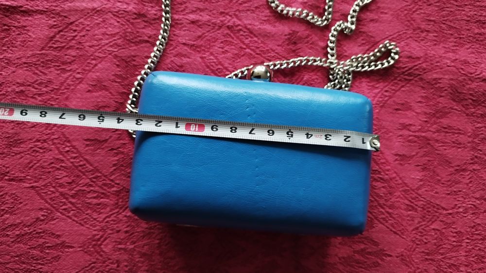 Kopertówka clutch niebieska