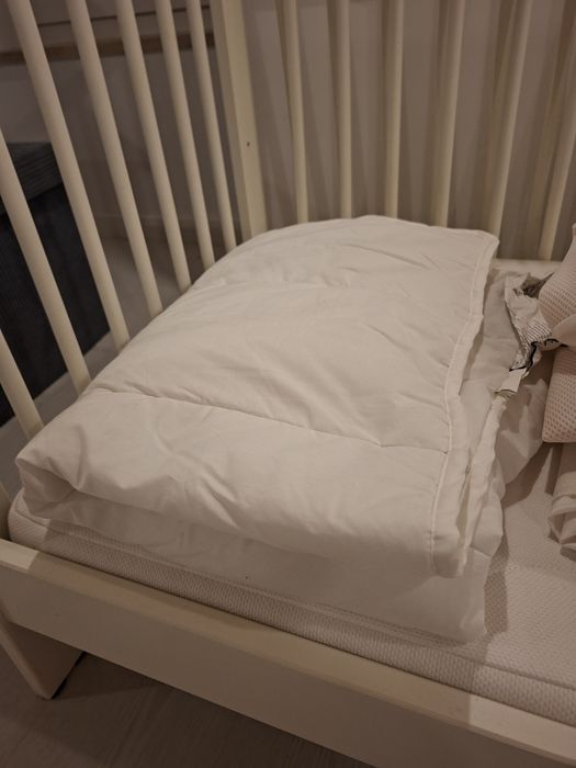 Lençóis, resguardos e edredão cama criança 60x120