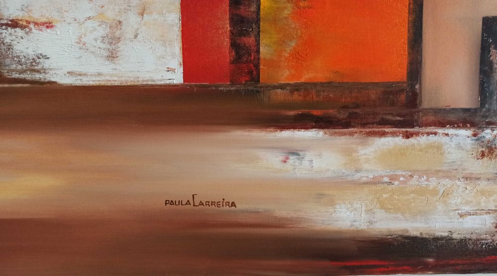 Pintura a óleo, Paula Carreira, 150 X 90, Original.