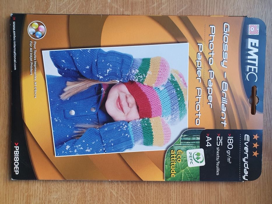 Фотопапір, фотобумага Lucky Print, EMTEC, Sigma, ARO формат 10х15 и А4