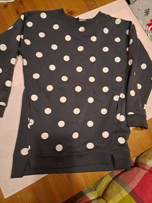 Dłuższa bluza dziewczęca,  rozm.122, h&m