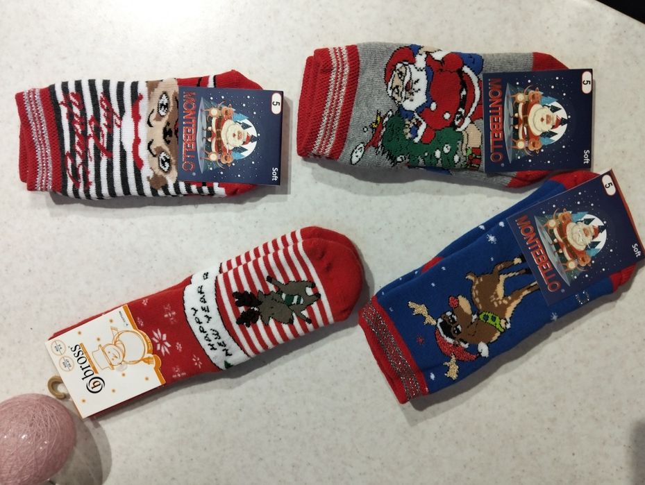 Носочки новорічні носки для дітей дорослі носочки теплі