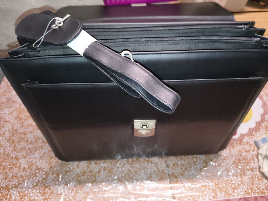 Aktówka skórzana męska