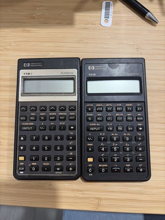 Calculadora HP 10B Business e HP 17BII Business