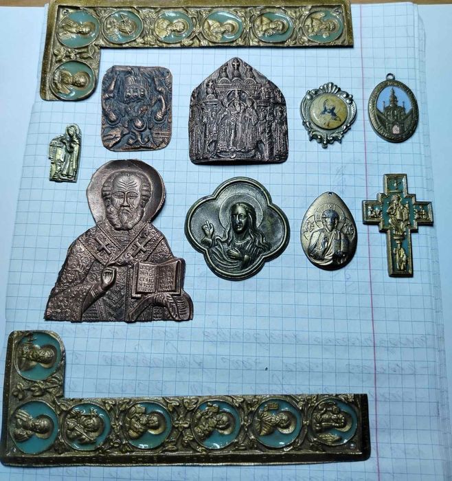 Накладки иконки ладанки церковная атрибутика