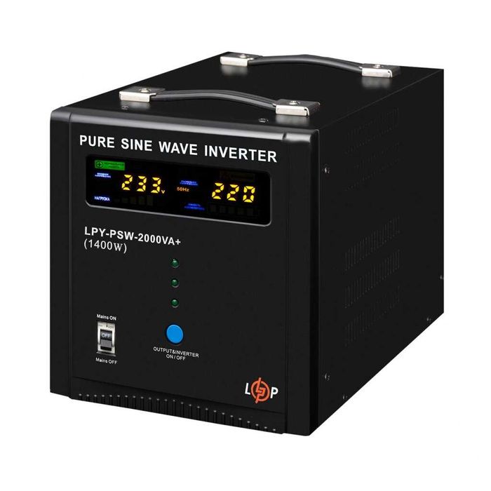 Бесперебойник ИБП LogicPower LPY-PSW-2000VA+ (1400Вт) 10A/20A ДБЖ