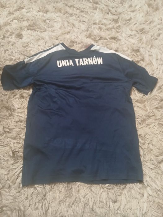 Granatowa koszulka meska  sportowa adidas unia Tarnów r.S