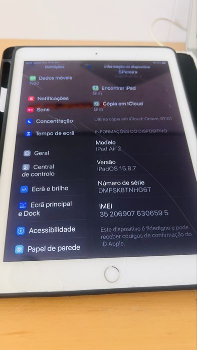 iPad Air 2 16GB Wi-Fi + 4G – C/Caixa