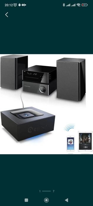 Бездротовий аудіоадаптер Esinkin, з'єднання по Bluetooth, для аудіосис