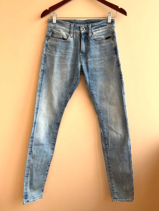 Блакитні джинси g star raw голубые джинсы