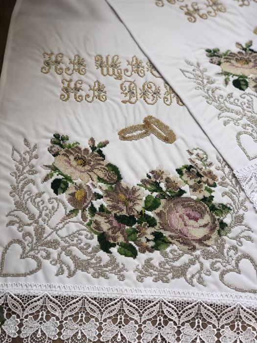 Весільний рушник, рушник на весілля, рушник під ноги