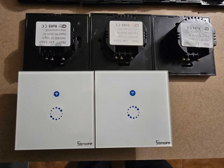 Smart Wi-Fi Sonoff Switches – Various Types and Quantities - Used64552788891138123