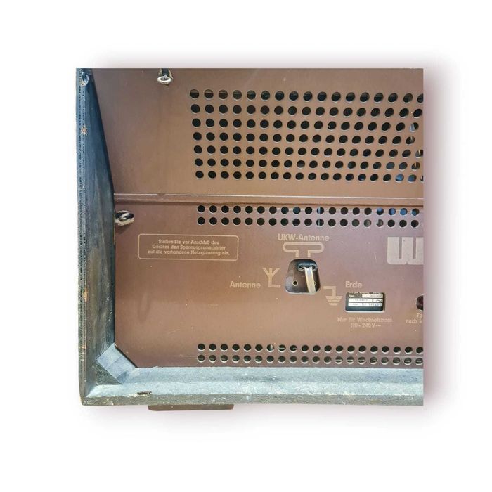 Rádio WEGA Vintage com Gira-Discos Integrado