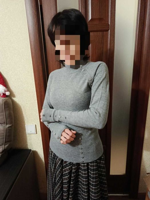 Кофточка з перл гудзиками S-M