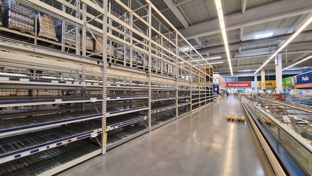 Складские полки, стеллажи полочные для склада, системы хранения паллет