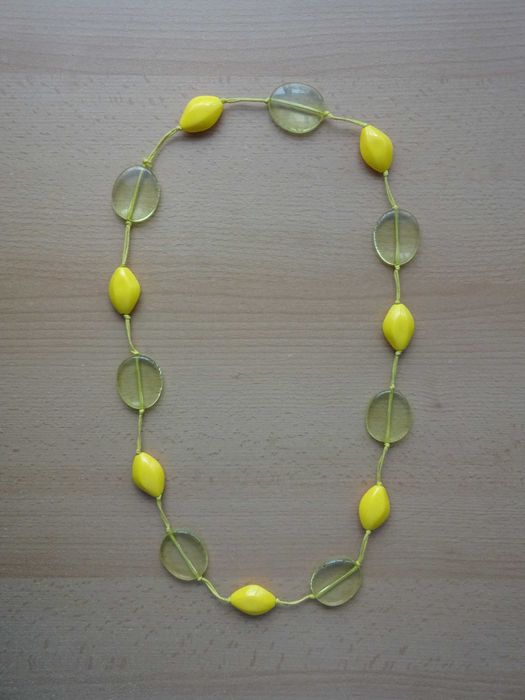 Naszyjnik  żółty