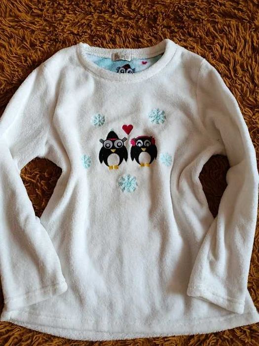 Ciepła bluza z pingwinkami • Love to Lounge • rozmiar 38/40