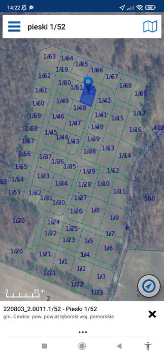 Działka w lesie - Cewice - na raty, Bezpośrednio od właściciela