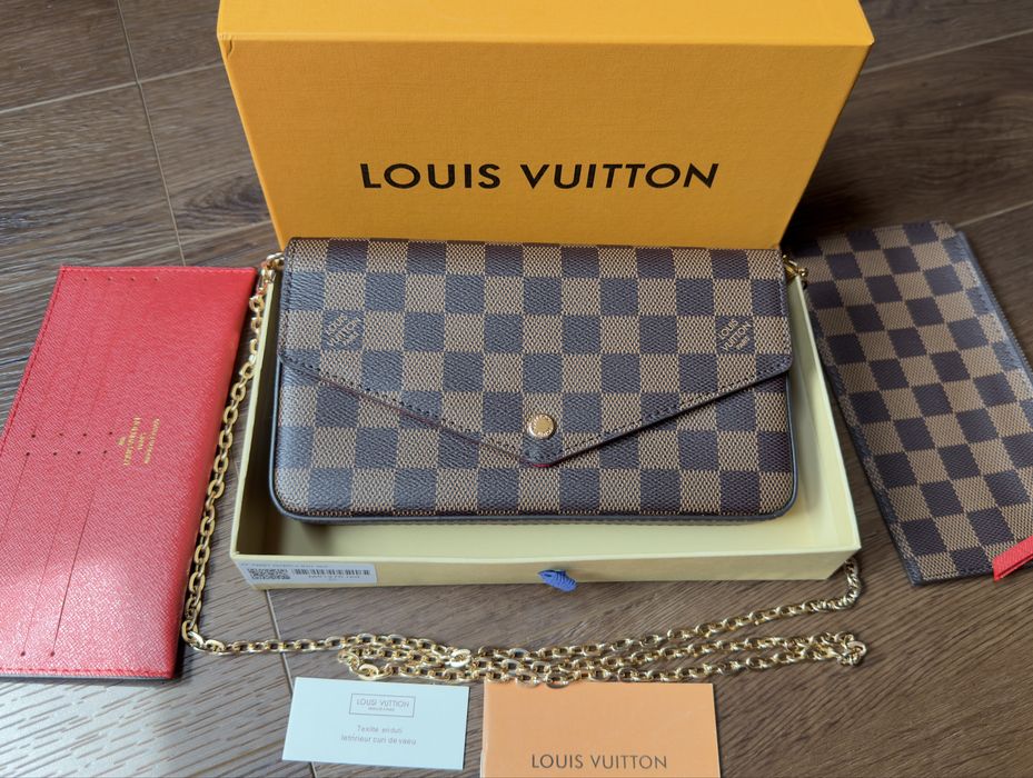 Torebka LV Louis Vuitton listonoszka brązowa z pudełkiem