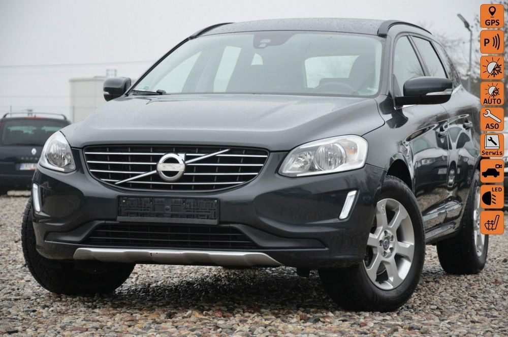 Volvo XC 60 SUPER STAN  2.0D4 181KM Lift LED Serwis Navi Kamera Grz.fotele